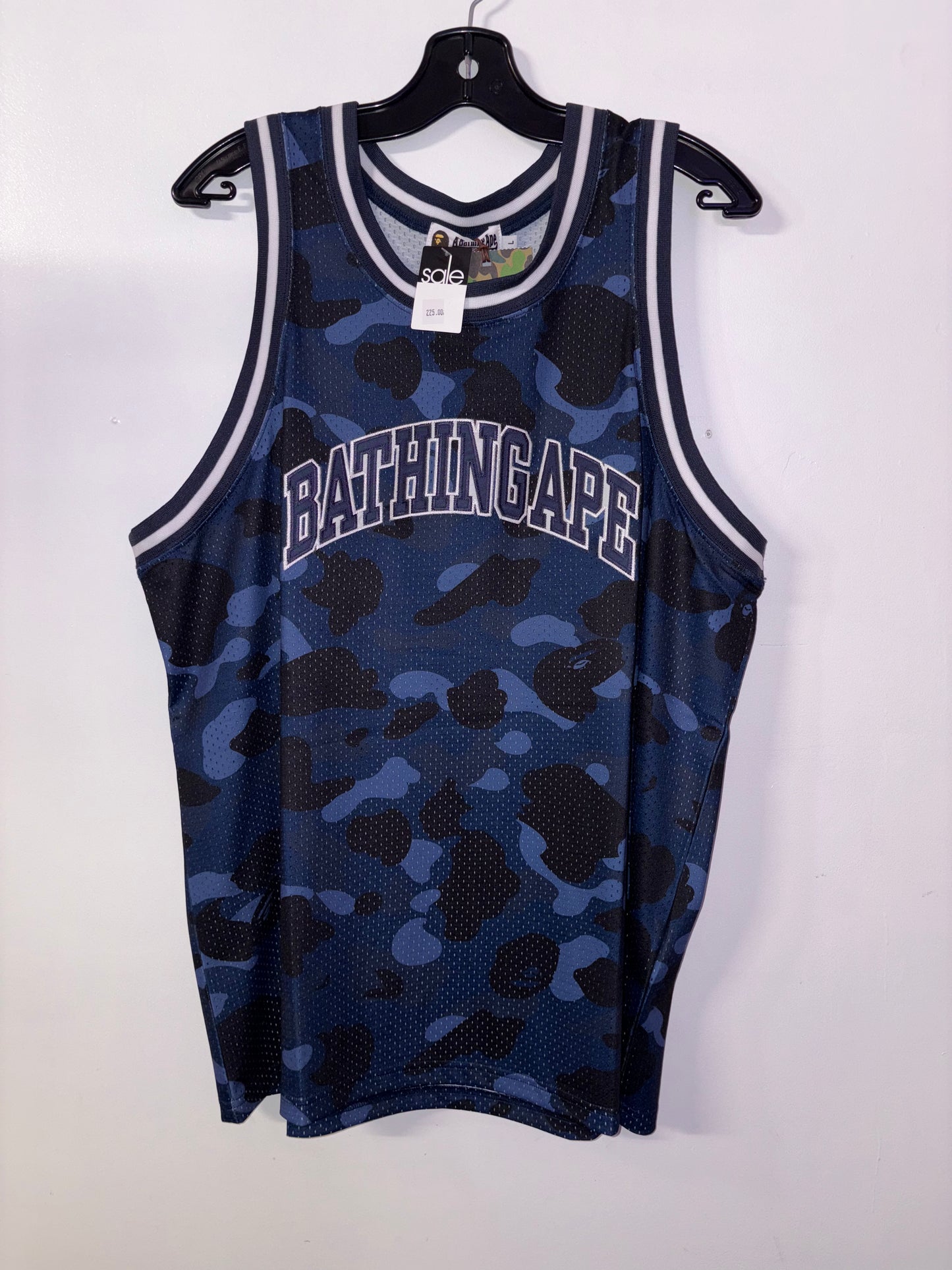 Bathing Ape Blue Abc Camo Jersey