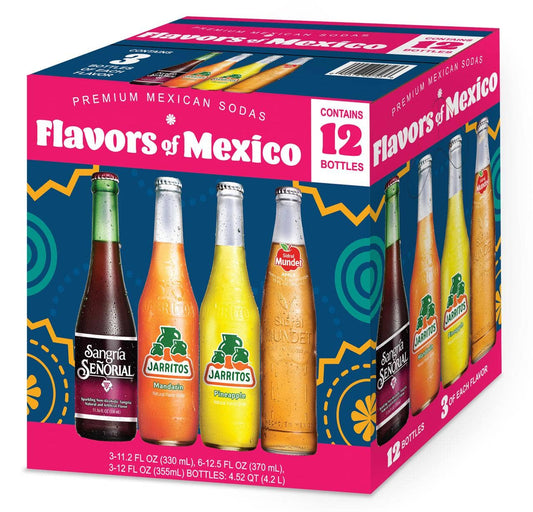 Jarritos Flavors Of Mexico Variety 12PK X 12.5 OZ