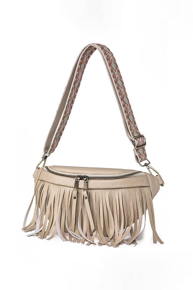 Tassel Zipper Crossbody Bag ZK173