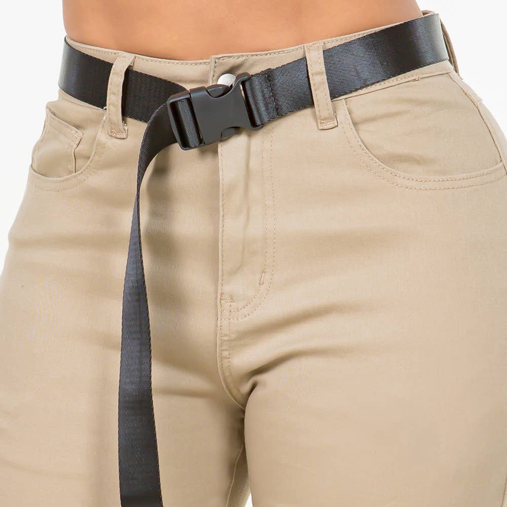 HIGH WAIST SLIM STRAIGHT PANTS - RJH20687